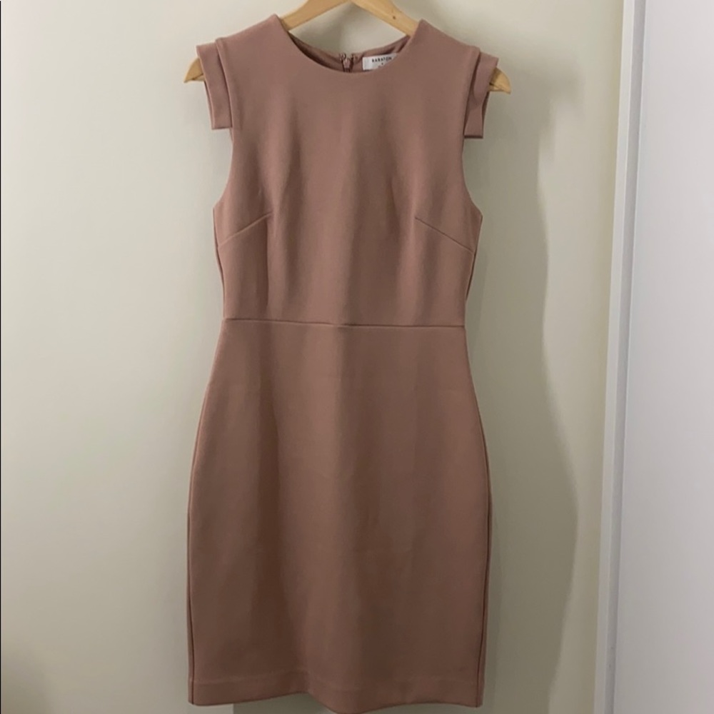 Babaton Sheath Dress, Dusty Blush Pink (size 4)